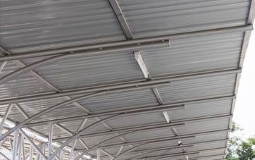 installing The Leys metal roofing